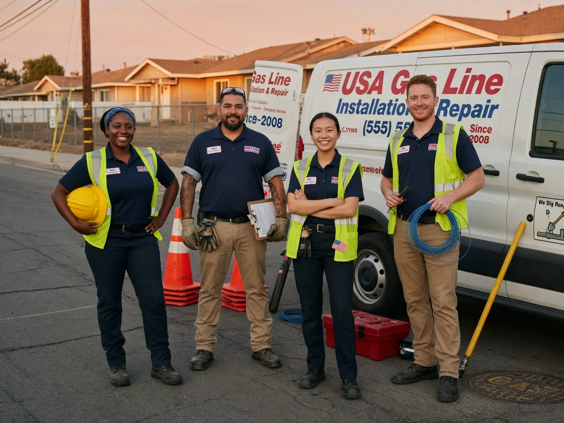 Gas Line Installation company in Woodworth, ND